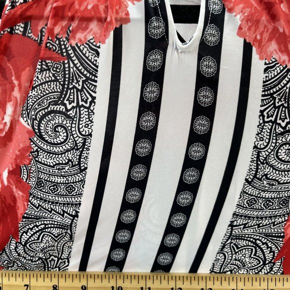 INC WOMEN TOP Size L Multi Color Sleeveless - Picture 12 of 13